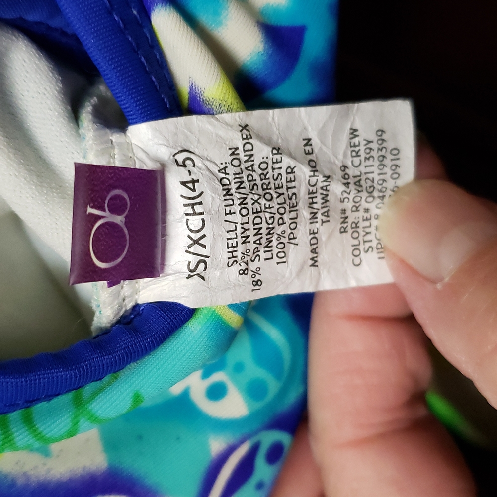 HOST PICK. OP 4/5 Girl's 1 Piece Bathing Suit - Picture 4 of 5